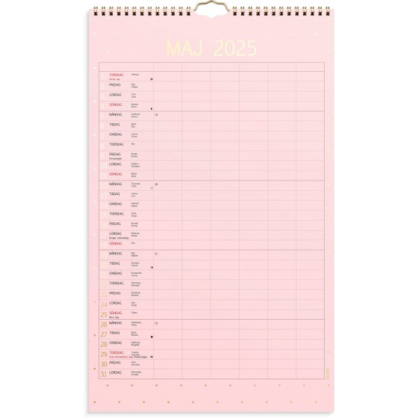 Familiekalender 24/25 - Kleur Familiekalender 24/25 - Kleur