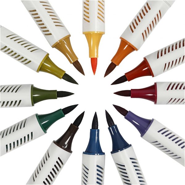 Schetsstiften - doffe kleuren - 12 st Schetsstiften - doffe kleuren - 12 st