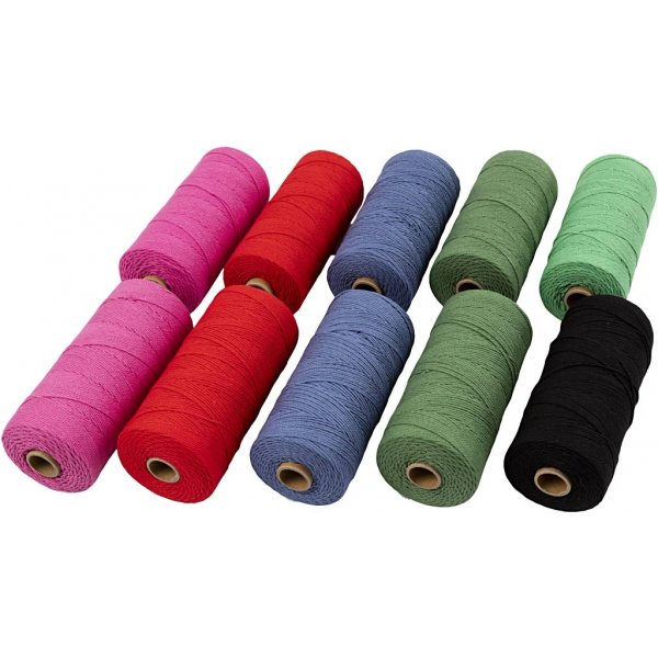 Breigaren - felle kleuren - 10 x 220 g Breigaren - felle kleuren - 10 x 220 g