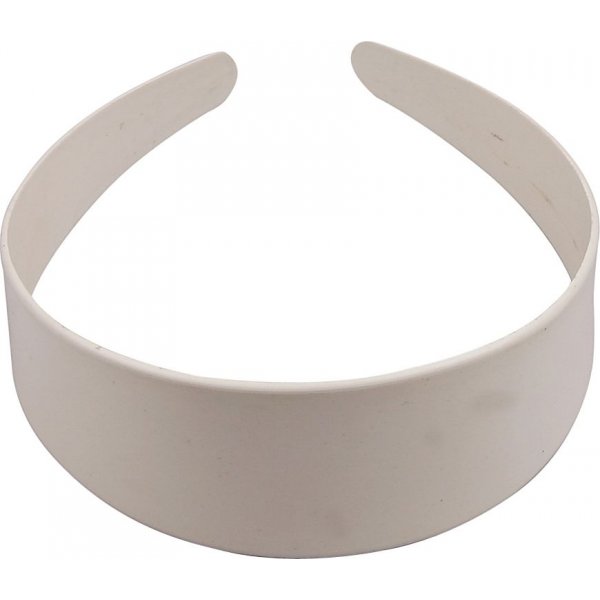 Diadeem - 40 mm - wit - 20 st
