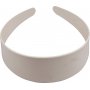 Diadeem - 40 mm - wit - 20 st