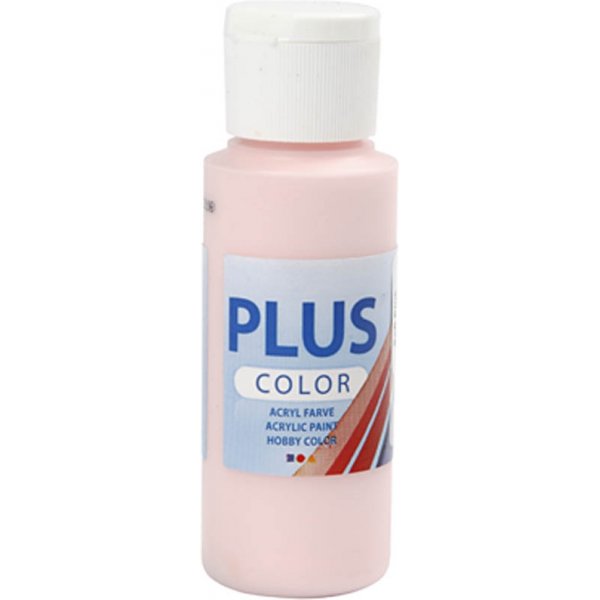Plus Color Hobbyverf - zachtroze - 60 ml