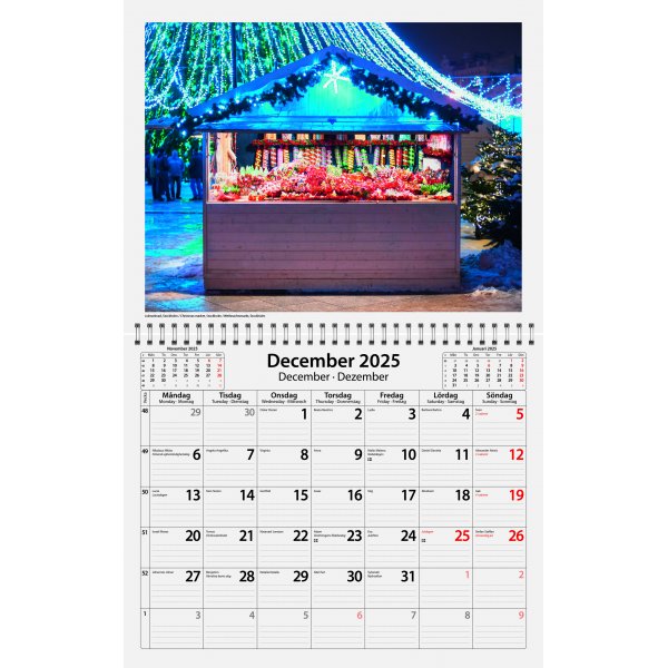 Wandkalender - Zweden - Almanacksförlaget Wandkalender - Zweden - Almanacksförlaget