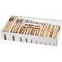 Natur Line Penselen - nr. 00+0+1+2+4+8+12+14+20+22 - bord - 10 x 12 stuks