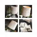 Klant imago Geplette fluwelen Champagne - 145 cm