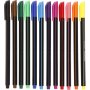 Colortime Fineliner Marker - gemengde kleuren - 12 st