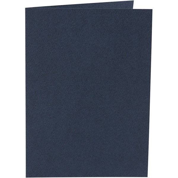Kaart - blauw - 10,5 x 15 cm - 10 st Kaart - blauw - 10,5 x 15 cm - 10 st