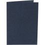 Kaart - blauw - 10,5 x 15 cm - 10 st