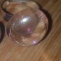 Klant imago Glazen bollen glinsterend 18 - 20 mm - amethist 100 g / 20 st.