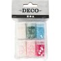 Glitter en pailletten - pastelkleuren - 6 x 5 gr