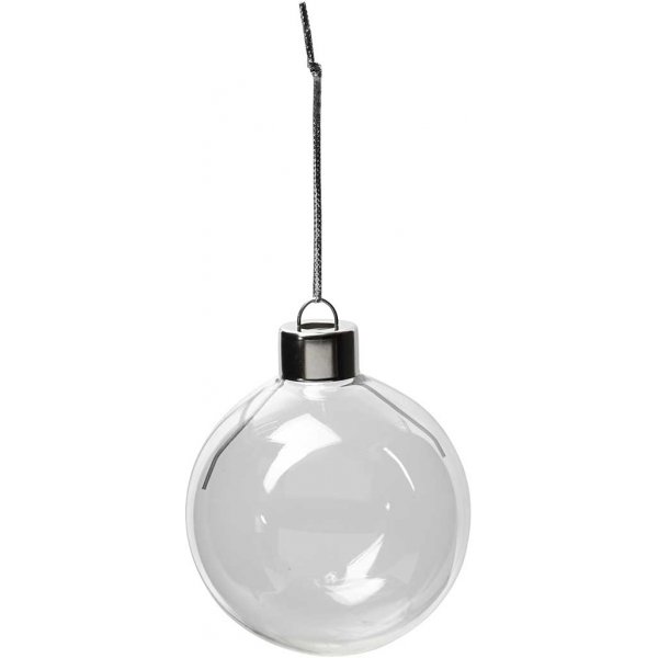 Glazen bollen - transparant - 8 st Glazen bollen - transparant - 8 st