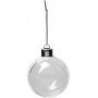 Glazen bollen - transparant - 8 st