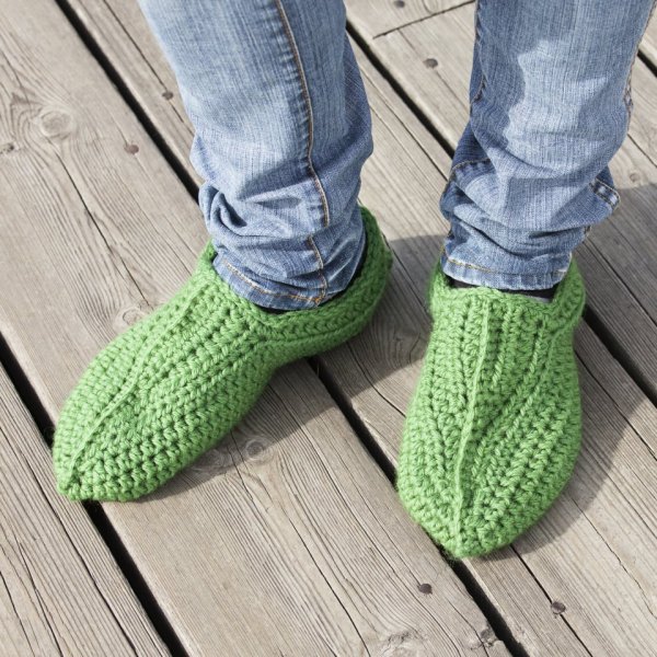 Haakpatroon - Gehaakte sloffen