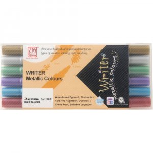 Schrijfset Metallic Writer - 6 pennen Schrijfset Metallic Writer - 6 pennen