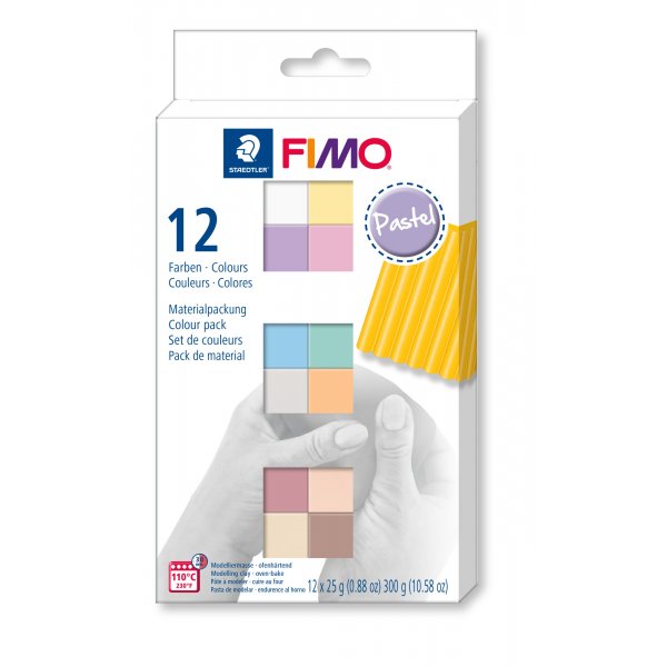 Modellering Fimo Soft Set 12x1/2 - Pastel