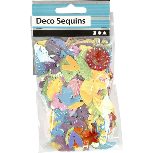 Pailletten - parelmoer kleuren - 30 g Pailletten - parelmoer kleuren - 30 g