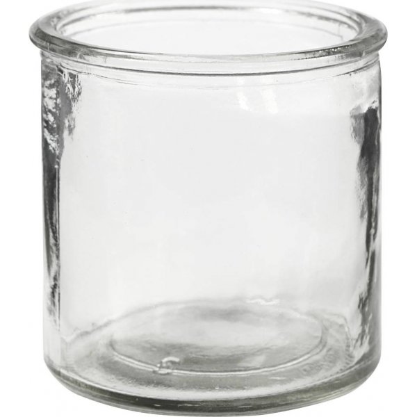 Kaarsglas - H7,8 cm, 6 st