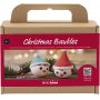 Mini DIY Kit Kerstballen - Rode en Groene Elfen