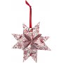 Sterstroken - rood - wit - 6,5+11,5 cm, 48 stroken