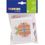 Tube kralen met platte 1000 stuks gestreept mix