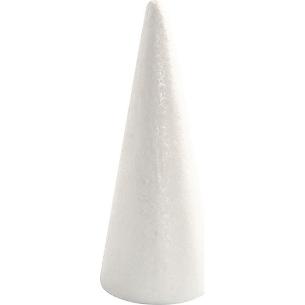 Piepschuim kegels - wit - 7 cm