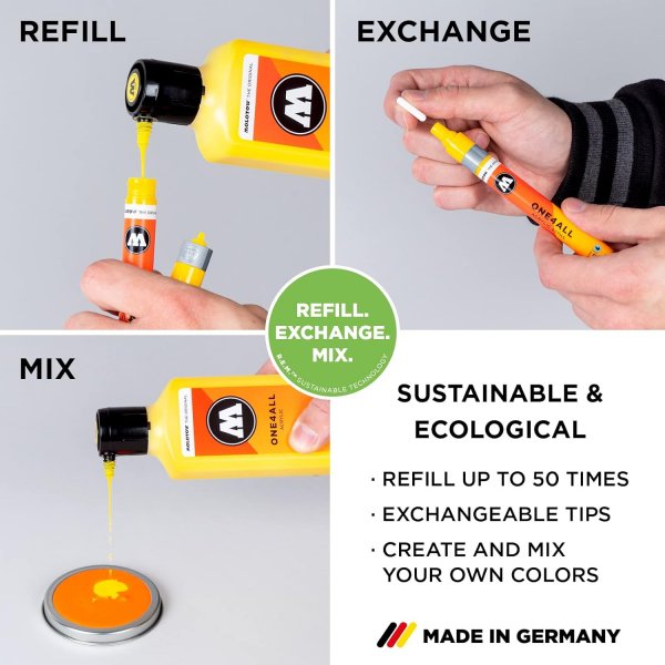 Acrylstiften One4All Twin 1,5 + 4mm