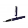 Vulpen Waterman Exception Slim Laque - Zilveren rand - Fijn blauw