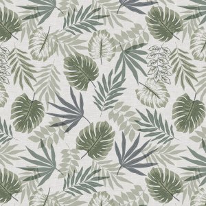 Oliezeil met junglemotief - Groen Oliezeil met junglemotief - Groen