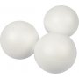 Piepschuim bolletjes - wit - 8 cm - 25 st