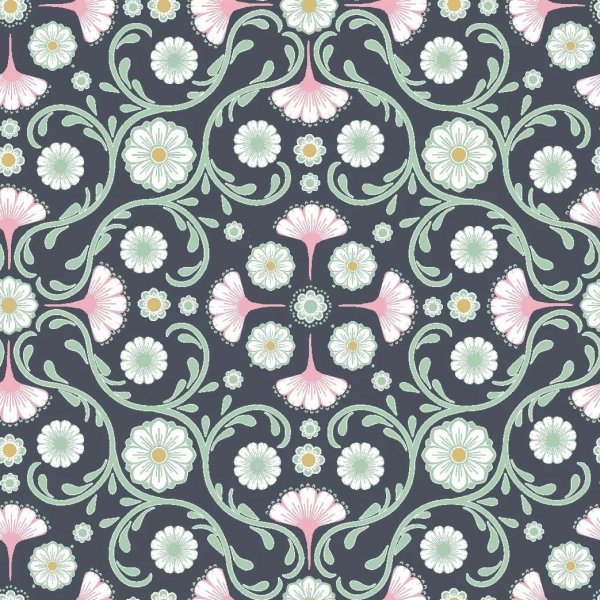 Mauve textielwasdoek marine