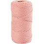 Macramgaren - roze - 2 mm - 198 m