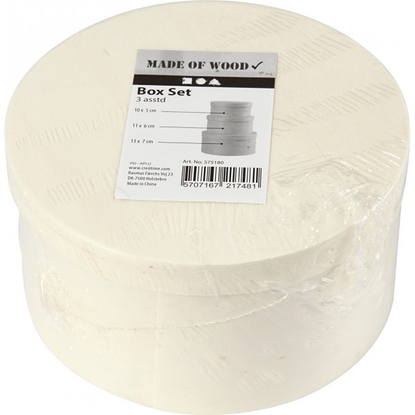 Ronde chipbox - 3 st