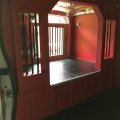 Klant imago Bekledingsstof Vinyl / Kunstleer Ferrari-Rood - 140 cm