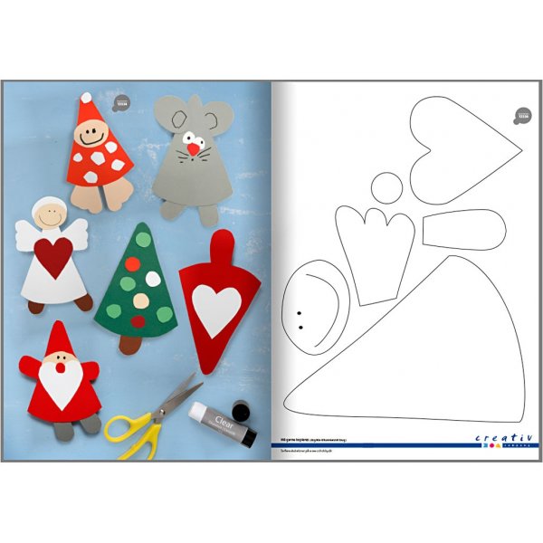 Gekleurd karton - wit - A2 - 180 gr - 10 vellen Gekleurd karton - wit - A2 - 180 gr - 10 vellen