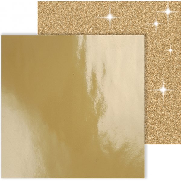 Vivi Gade designpapier - goud - 2 vellen Vivi Gade designpapier - goud - 2 vellen