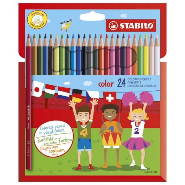 Kleurpotlood Stabilo Color - 24-pack