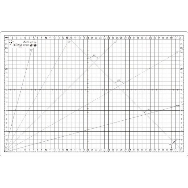 Altera PRO Line Snijmat 3mm Transparant