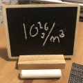 Klant imago Schoolbord met houder met houder - 6,5x8,5 cm