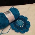 Klant imago DROPS Safran Uni Colour garen - 50g - Turkoois (30)