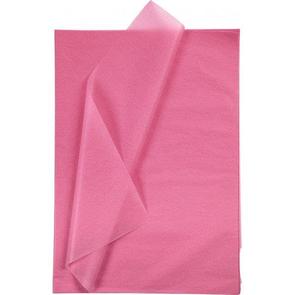 Vloeipapier - roze - 50 x 70 cm - 14 gr - 10 vellen