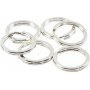 Splitring - verzilverd - 15 st