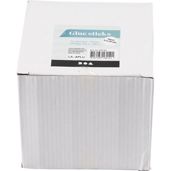 Lijmsticks voor maxi lijmpistool - L10 cm - 100 st Lijmsticks voor maxi lijmpistool - L10 cm - 100 st
