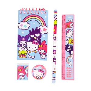 Hello Kitty schrijfwarenset - 5 stuks Hello Kitty schrijfwarenset - 5 stuks