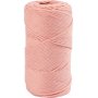 Macramgaren - roze - 2 mm - 198 m