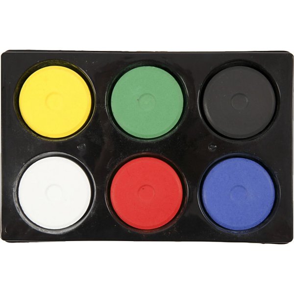 Waterverf - 57 cm primaire kleuren - palet