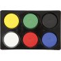 Waterverf - 57 cm primaire kleuren - palet