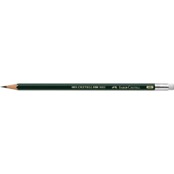 Potlood Castell 9000 - HB met gumpunt