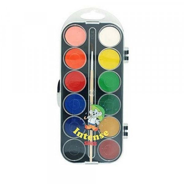 Aquareldoos Basiskleuren Sense - 12 kleuren