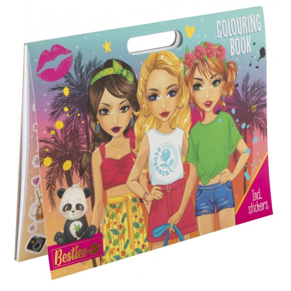 Kleurboek + stickervel