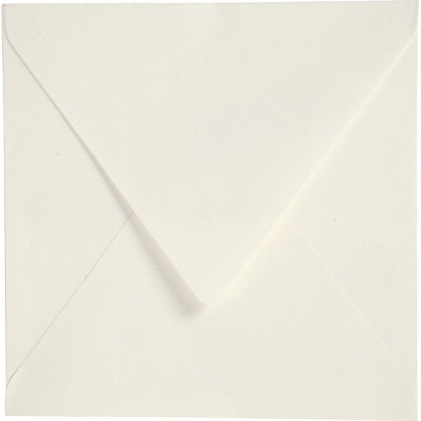 Envelop - gebroken wit - 16 x 16 cm - 50 st